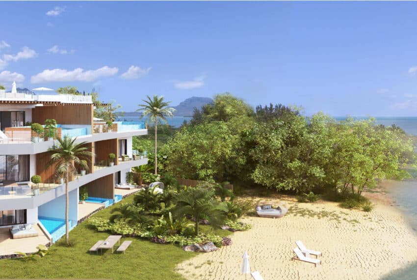 vue aerienne des villas ZILO