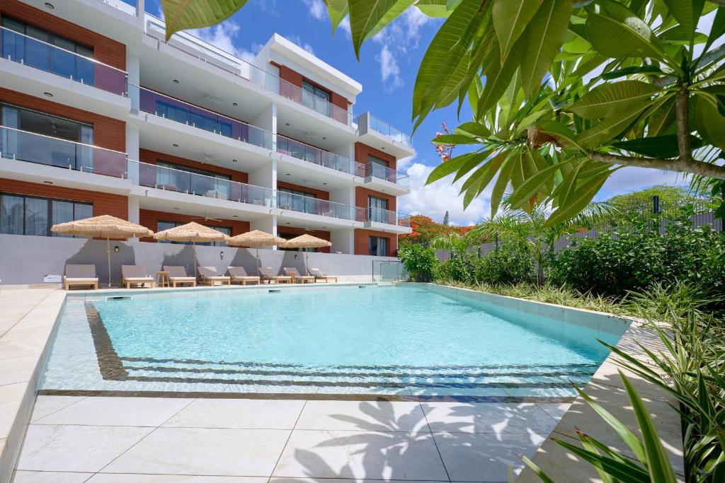 vue Piscine - immo-ile-maurice.com